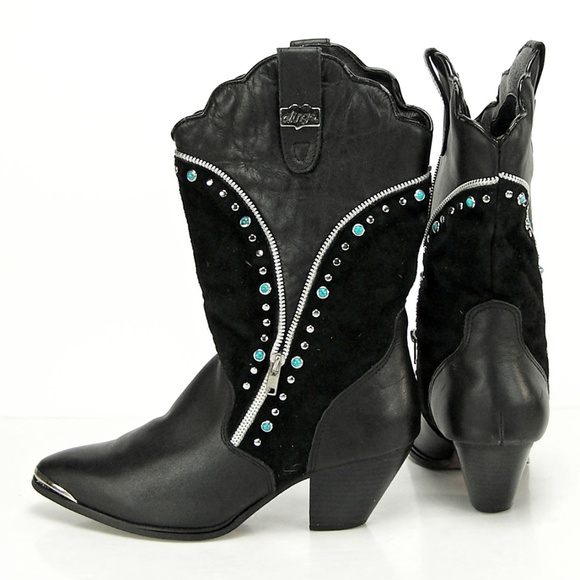 womens black dingo boots
